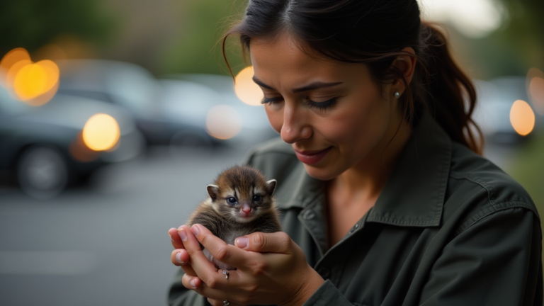 ber hrende tierretterin