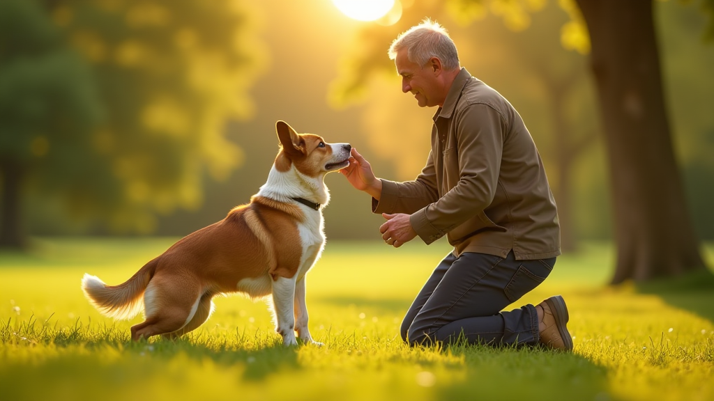 perfekten hundetraining