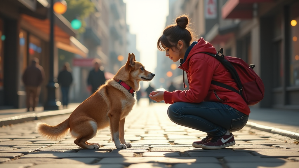 stra enhund bewegender