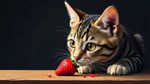 Dürfen Katzen Erdbeeren essen? Wissenswertes und Tipps