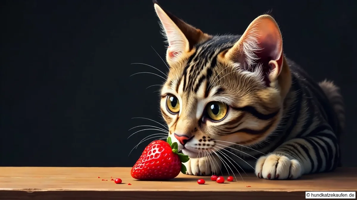 Dürfen Katzen Erdbeeren essen? Wissenswertes und Tipps