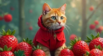 Meine Erinnerungen an Katzen und Erdbeeren (1/10)