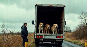 Ich erinnere mich an einen schockierenden Hundetransport