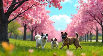 Philosophische Ansichten über Hunde im Frühling (5/10)