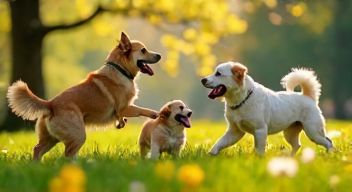 Verhaltenspsychologie von Hunden im Frühling (2/10)